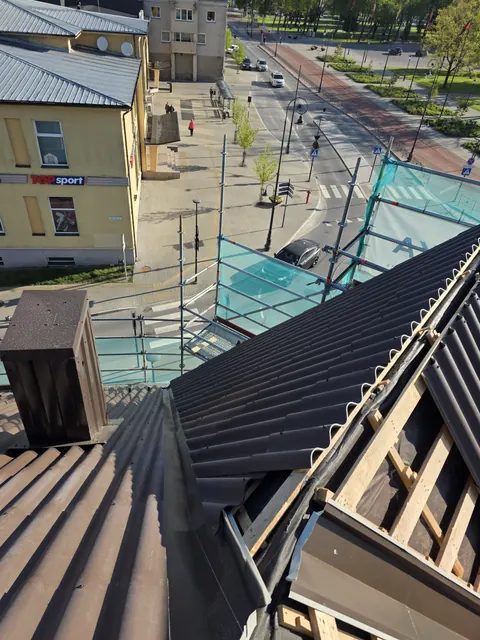 Stogo krašto ir žemiau esančio šlaito sandūra